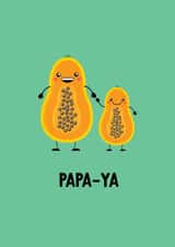 Papa-Ya fathers day card created by Paper Jungle