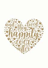 Couple card, and they lived happily ever after created by Ellie's Little Studio