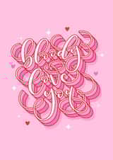 Sweary Love You Valentine's Day Card created by Dottie's Paper Co.