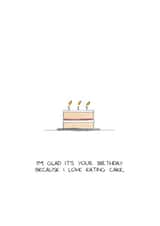 Fun Birthday Card - Birthday Cake - Love Cake created by RossJDesigns