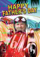 Personalised Father's Day Photo Card created by Ryk60 - Racing Car Motor Racing Father's Day Personalised Photo Card 20860