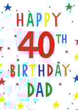 Happy 40th birthday dad created by Earlybird