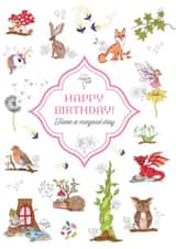 Magical Kingdom Birthday Card created by Life's Little Doodles