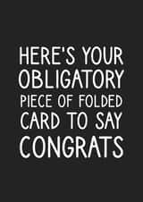 Funny congratulations card created by @StarBerry