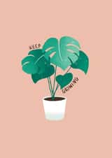 Keep Growing House Plant created by Zoe C-W