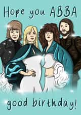 ABBA Birthday Card created by Katie Glover Graphics
