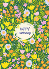 Happy birthday created by Gigi Rosado