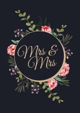 Mrs & Mrs Wedding Card created by Beth
