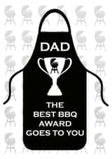 Best BBQ Award Father's Day Card created by Simply Nix