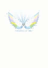 Angel Wings Thinking of You Card created by Nicky Luck