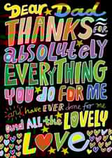 Thankful Father's Day card created by Dave Sutton