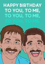 Chuckle Brothers Birthday Card created by Sketchy Cards