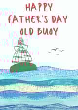 Nautical Father's Day Old Buoy (Old Boy) card created by NaviStitch