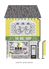 Cycling birthday card created by Hansy Hand Designs