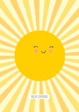 Hello Sunshine Card created by Suzanne Brearley Design