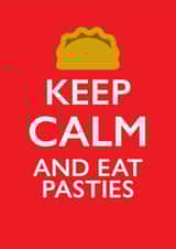 Cornish Pasty Card created by PEA GREEN PRINTS