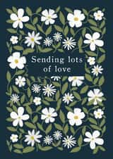 Sending lots of love Sympathy card created by Hannah Owen Illustrates