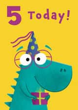 Dinosaur 5th Birthday Card created by Hannah Jayne Lewin