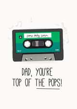 Top of The Pops Father's Day Card created by Powerful Paper Co
