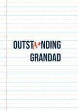 Outstanding Grandad Top of the class created by SQRRL STUDIOS