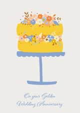 Golden Wedding Anniversary created by Sazerelli Designs