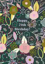 Happy 70th birthday 1001 created by Sazerelli Designs