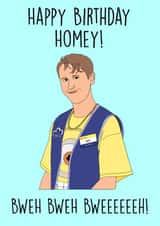 Bo from Superstore Themed Birthday Card created by Little Spoon