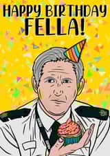 Line of Duty Cupcake Fella Birthday Card created by Duck & Mustard