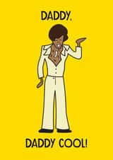 Daddy Cool boney m fathers day card created by HabFab