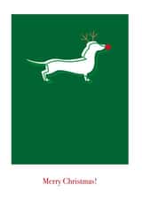 Dachshund Christmas Card created by Dot.Dach