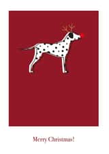 Dalmatian Christmas Card created by Dot.Dach