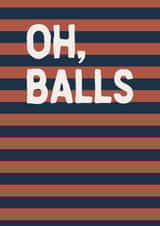 Oh, Balls, I forgot! card created by The Paper Scientist
