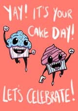 Cake Day Birthday Card created by Dan Harris