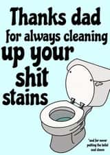 Funny sarcastic fathers day card created by Caitlins Creations