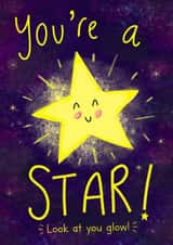 You're a Star Card created by Holly Bushnell Illustration