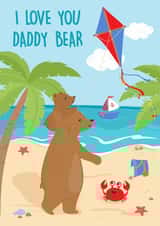 I Love you Daddy Bear fathers day card created by Tanya Laporte Designs