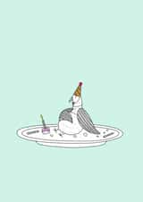 Greedy Pigeon Birthday Card created by A Paper Shed