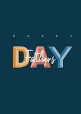 Happy Fathers Day classic card created by Kard & Cotton
