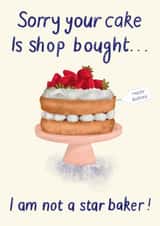 Bake off Birthday Card created by Molliemadethis