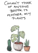 Plant Carer Love Card created by Andrew Wyness
