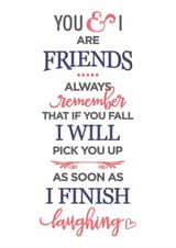 Cheeky Friendship Support Card created by Needful Things