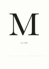 M is for Marry Me created by Nothing But Lovely