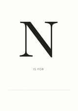 N is for New Job created by Nothing But Lovely