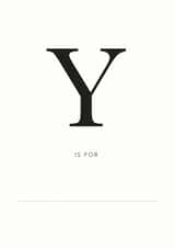 Y is for Yay! created by Nothing But Lovely
