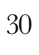 30th Birthday Card created by Nothing But Lovely