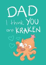 Kraken Dad Father’s Day Card created by Hannah Gabriel