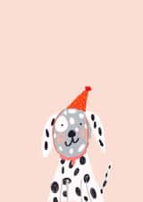 Dalmation party dog created by Alice Clarke
