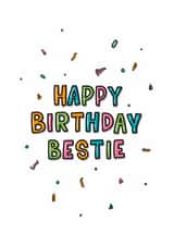 Happy Birthday Bestie created by Zoe Oliver