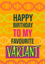 Pandemic birthday card for your fave person created by SQRRL STUDIOS
