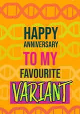 Pandemic Anniversary Card created by SQRRL STUDIOS